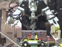 Mitsubishi Smallest Robot Arm Builds Lego Van (video)