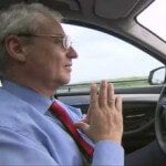 The upright, folded hands is a sign of confidence. So is driving a BMW. With ConnectedDrive Connect, BMW owners can do both!