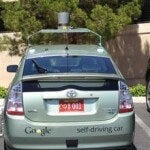 During test drives the cars will have red license plates. When the car is eventually marketed to consumers, the plate will be green.