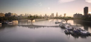 Visions of London's Garden Bridge: A Futuristic Greenway Over the Thames