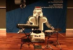 PR2-robot-playing-drums-keyboard