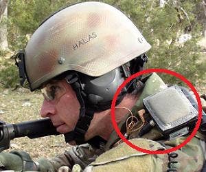 Shoulder mounted sniper detector