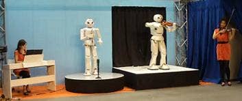 Toyota Robots play with humans