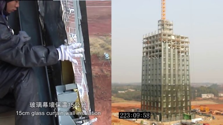 China Builds 30-Story Hotel In Just 15 Days! (video)