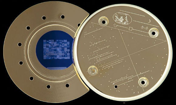 A Billion Years In The Future, This Disc Containing 100 Images Will ...