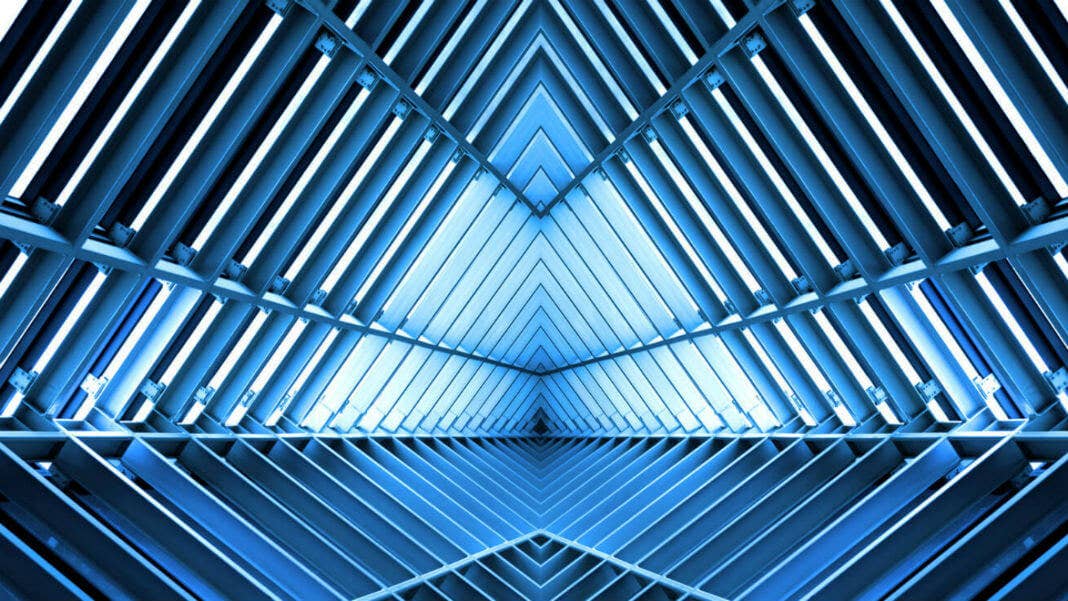 Ray Kurzweil Predicts Three Technologies Will Define Our Future genetics mRNA vaccine biotechnology medicine health blue fractal geometric