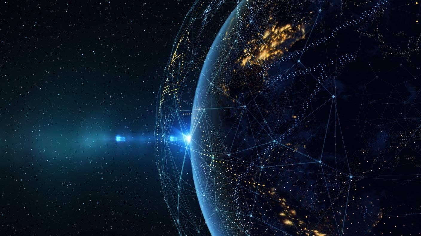 leaders world better place NASA illustration connection lines around earth globe