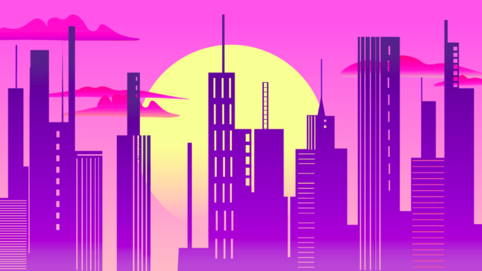 artificial-intelligence-retro-wave-evening-city