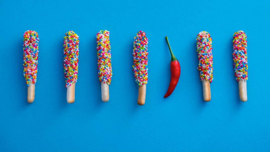 leader-to-though-leader-stand-out-biscuit-stick-coated-rainbow-chilli