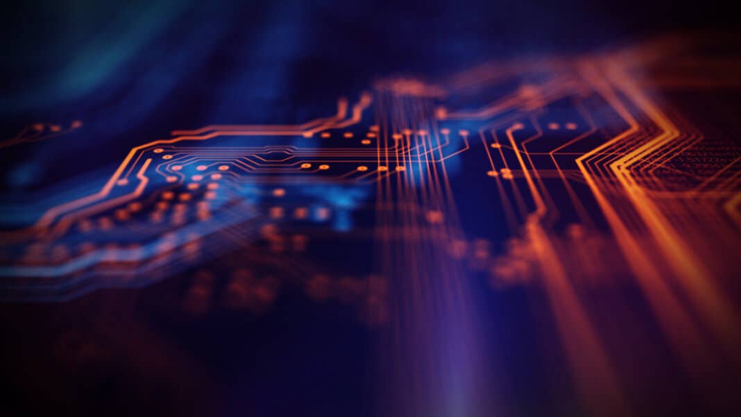 computer chip circuit board