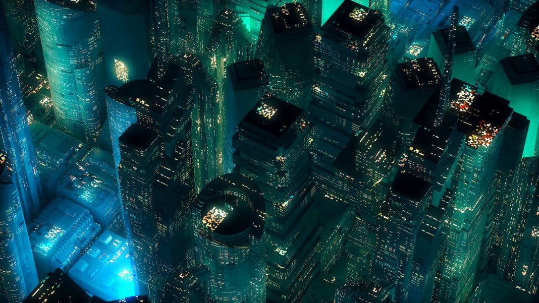 energy-battery-storage-green-neon-city-skyscrapers-modern-technology
