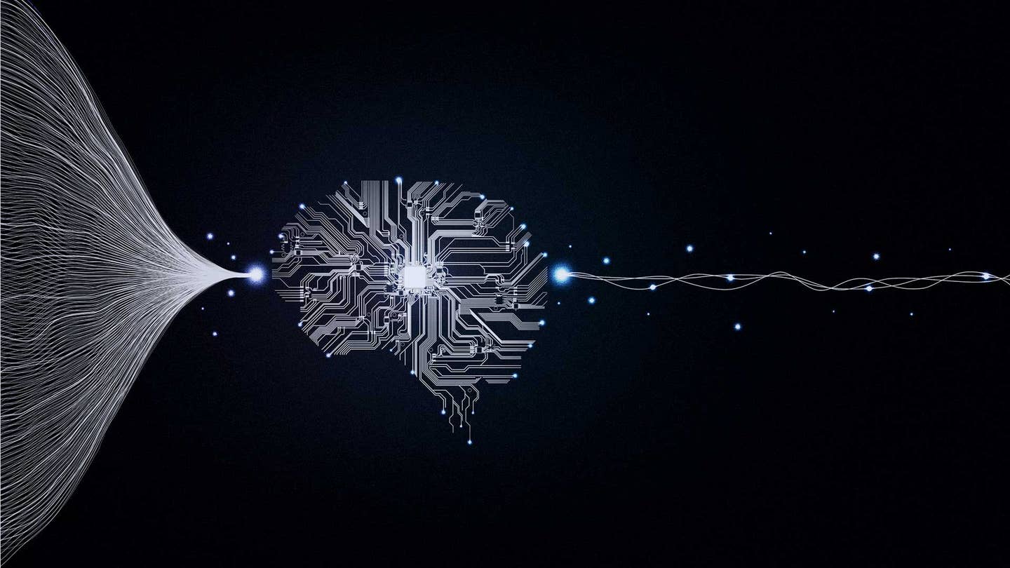 big data artificial intelligence concept machine