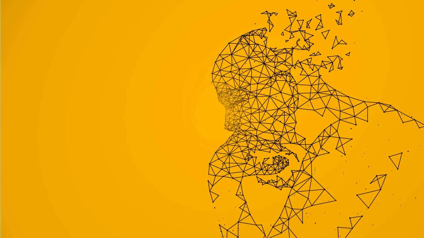 connected lines abstract thinker