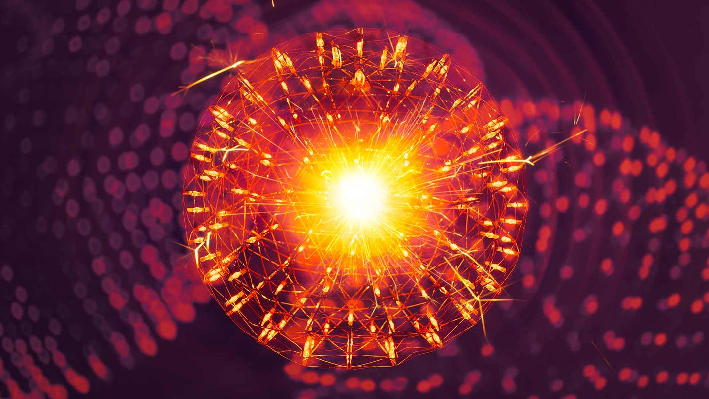 radiation light nucleus atom molecule structure