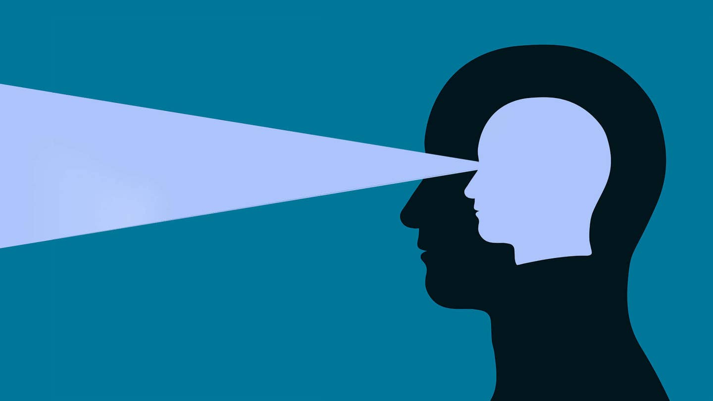 head within emitting beam