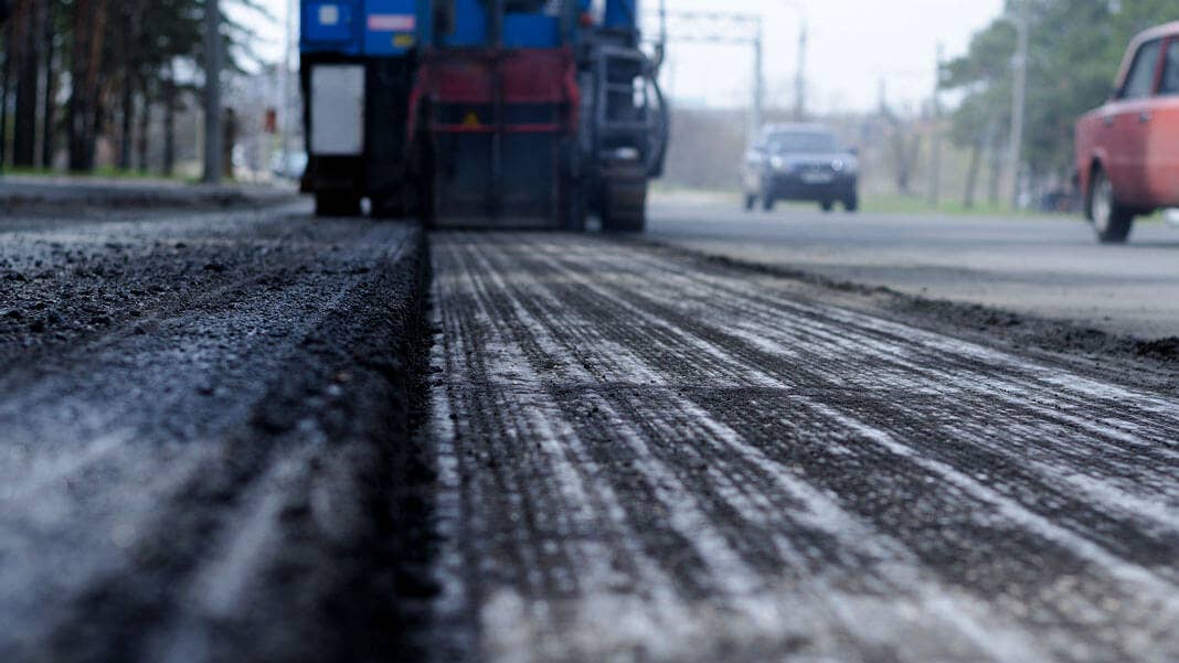 asphalt road repair
