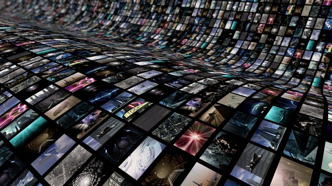 3D curved video wall entertainment artificial intelligence Peter Diamandis