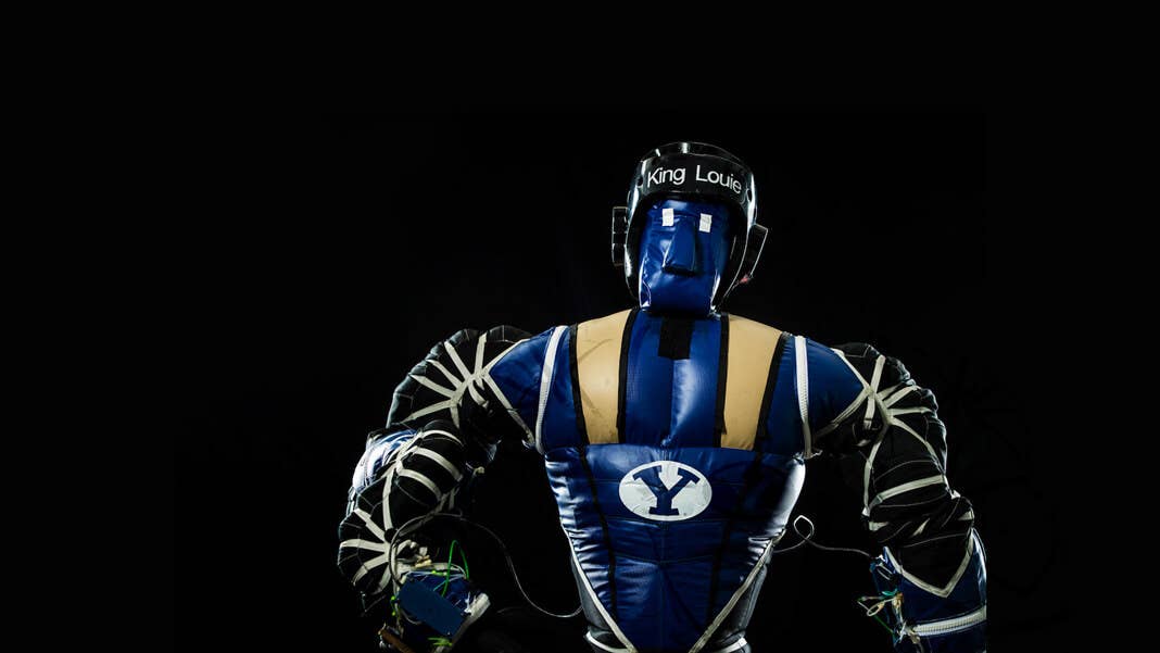 inflatable robot BYU robotics