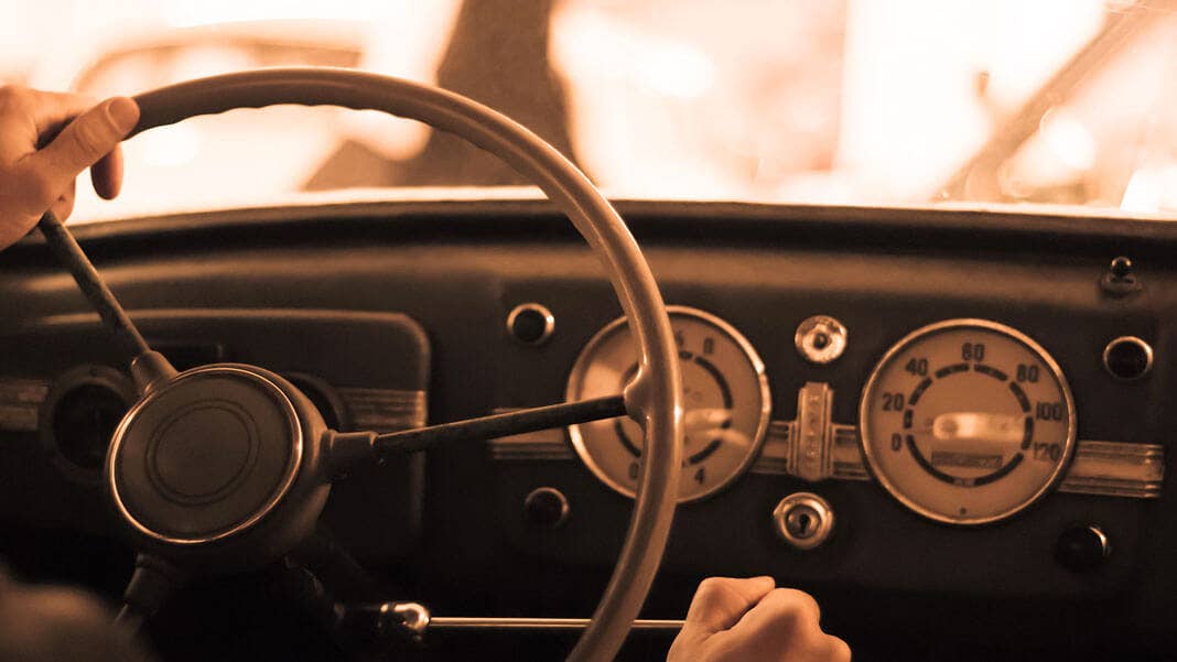 driving old car automation