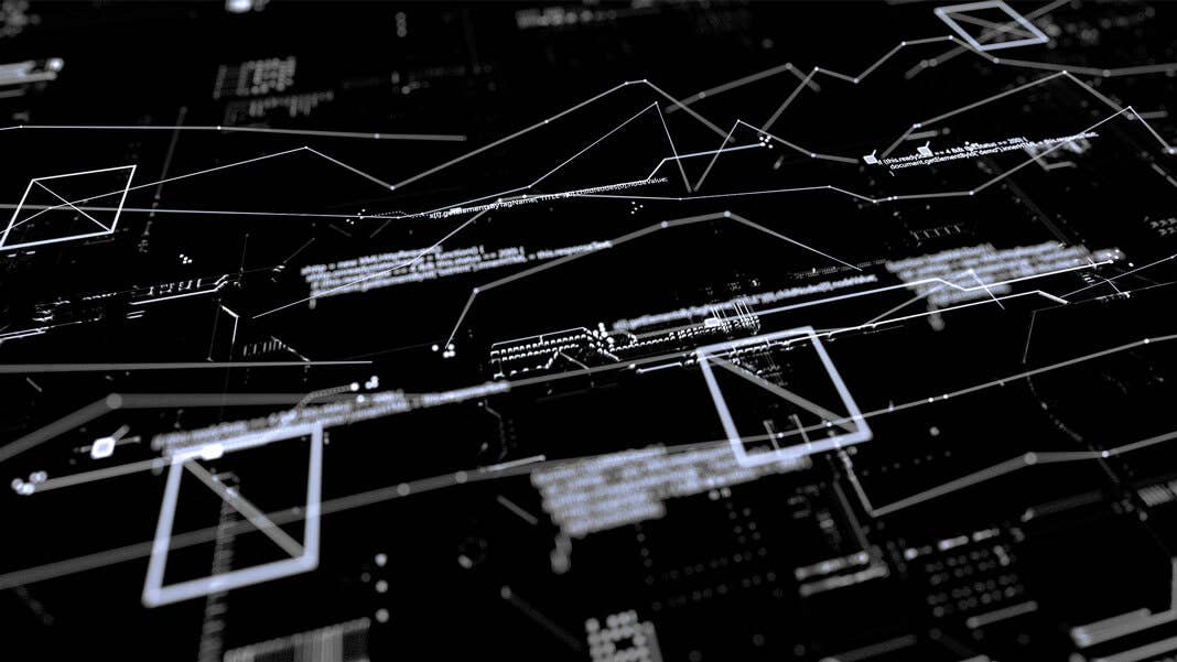 3D rendering of cyber security abstract concept cyber security big data