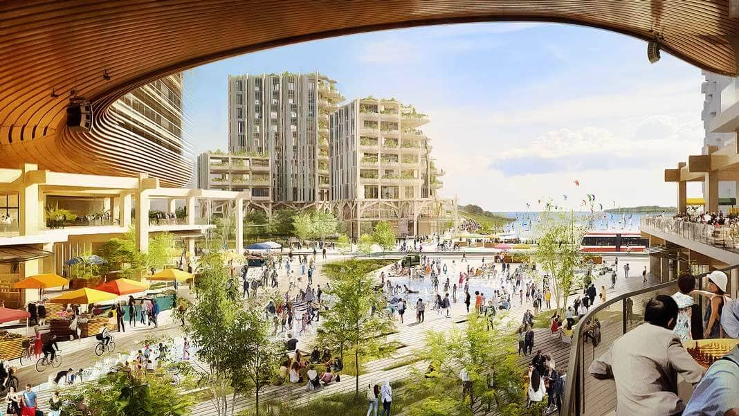 future Parliament Plaza by Sidewalk Labs