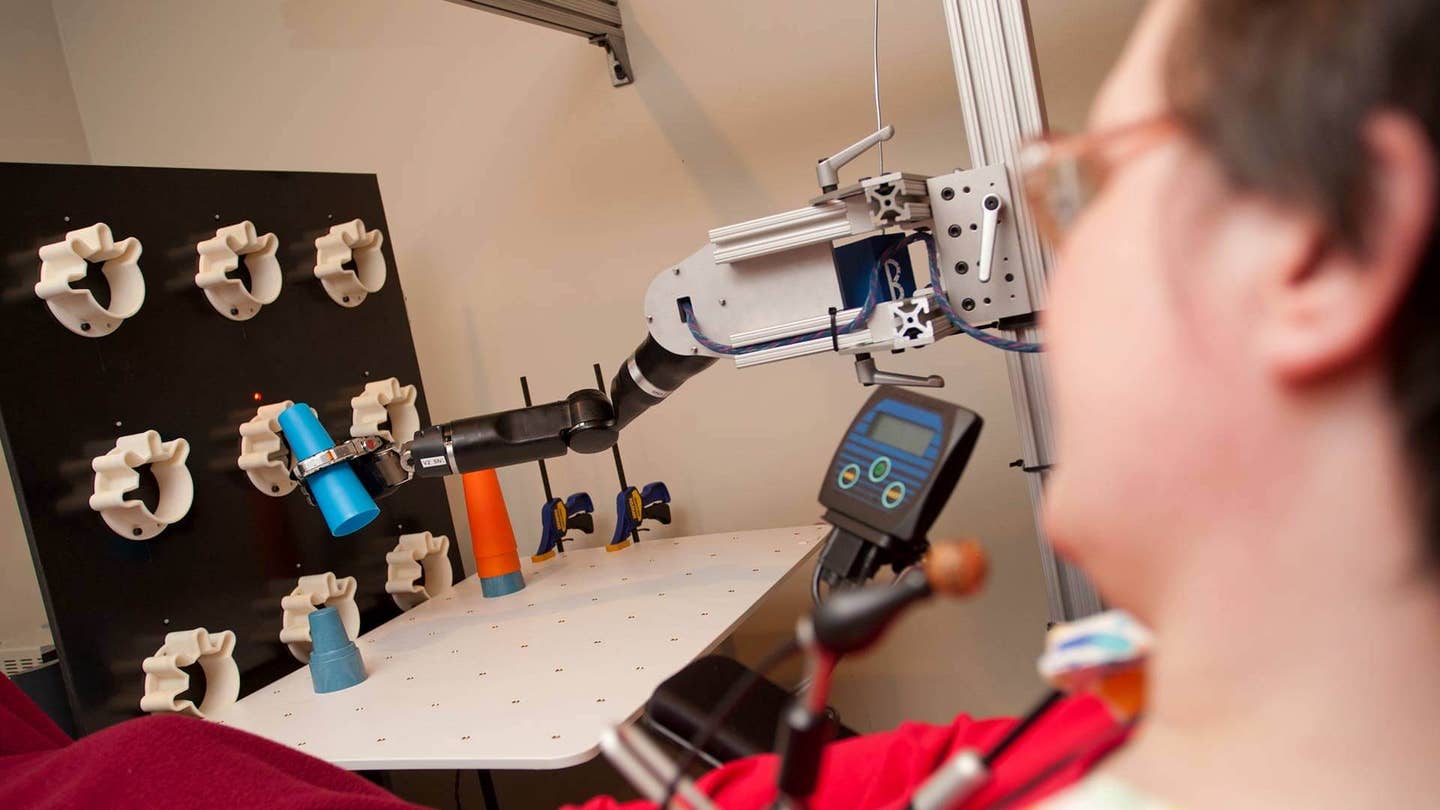 brain machine interface control robotic arms