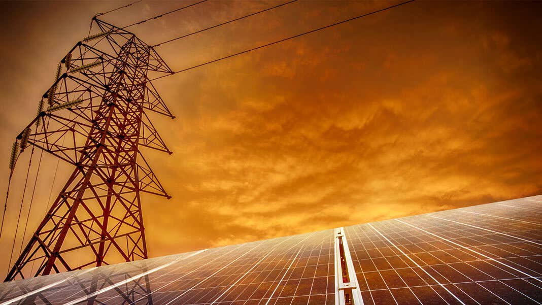 power plant using renewable solar energy