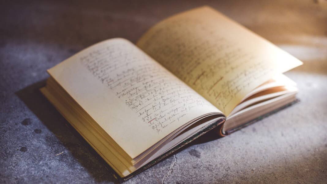 artificial intelligence old handwritten book