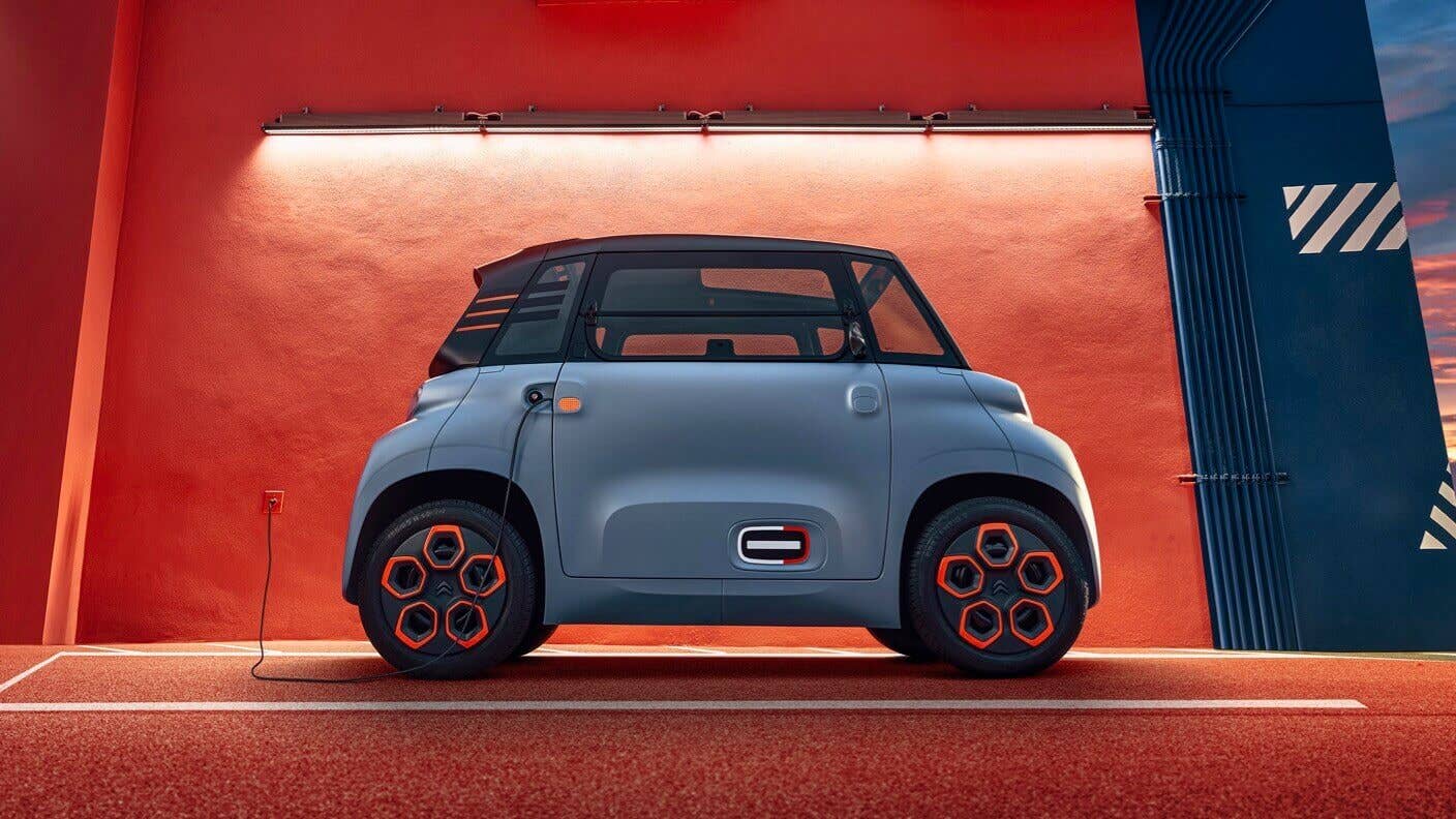 micromobility tiny electric car citroen ami