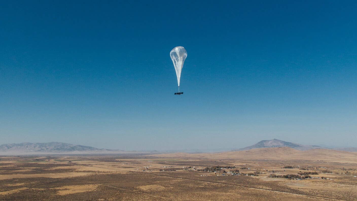 global internet Google Loon balloon