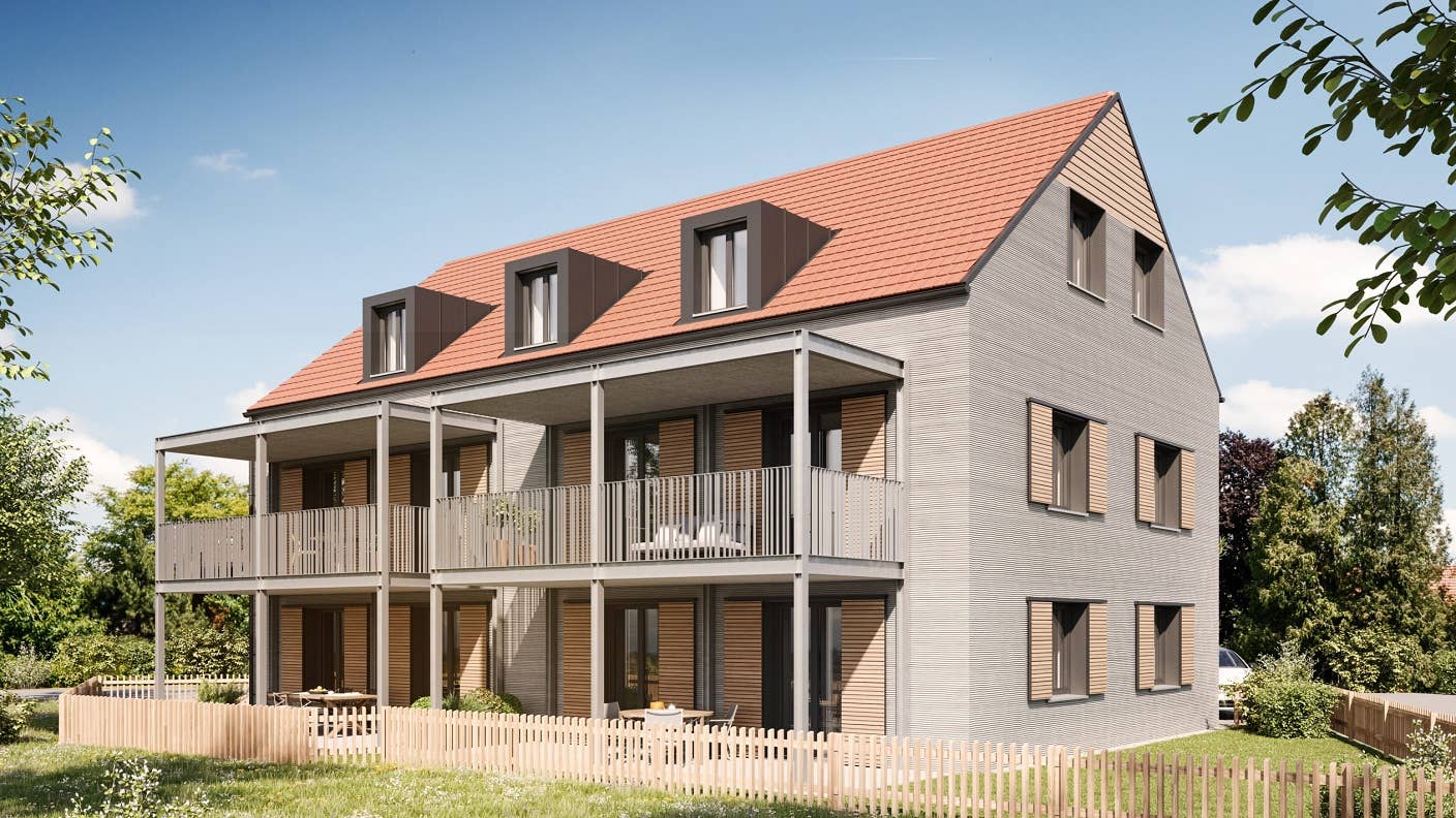 3d printed building apartments Germany