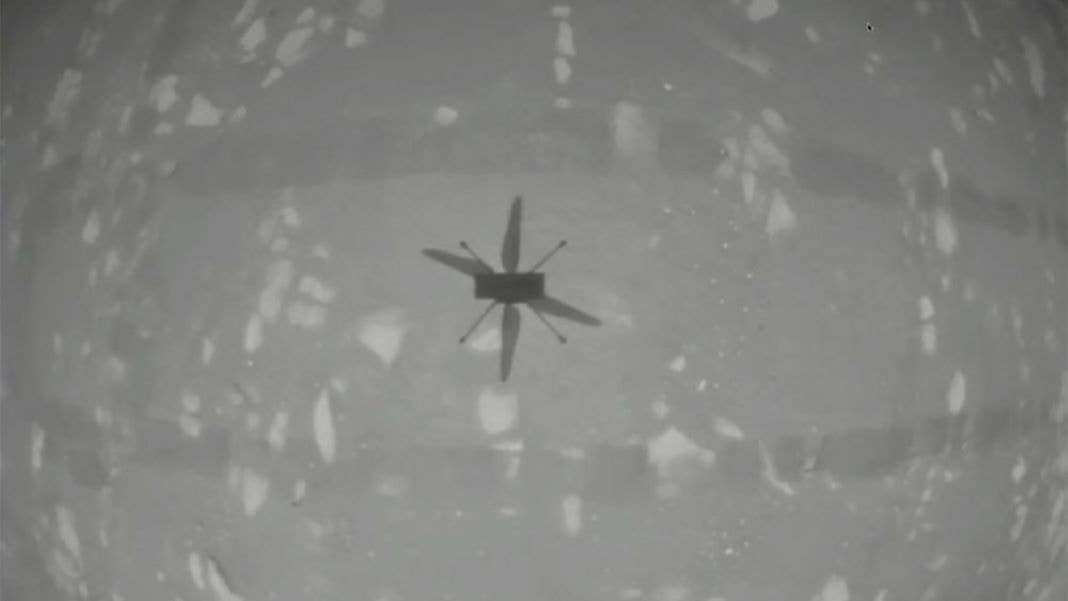 Mars Ingenuity helicopter flight NASA space