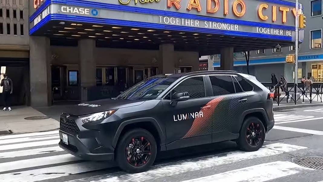 luminar lidar self-driving car