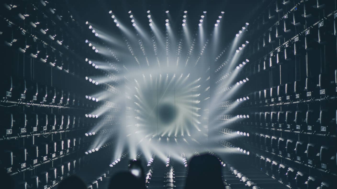 awesome tech stories white lights spiral