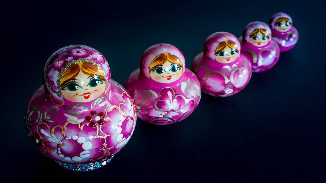 DeepMind RETRO language model AI russian dolls