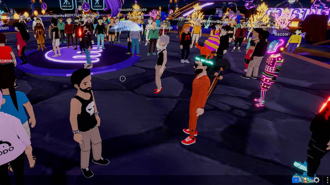 virtual and augmented reality worlds metaverse festival cryptocurrency