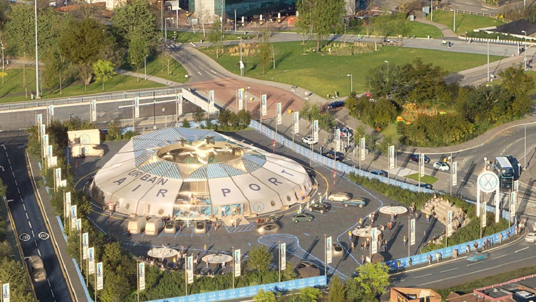 air taxis vertiport flying cars