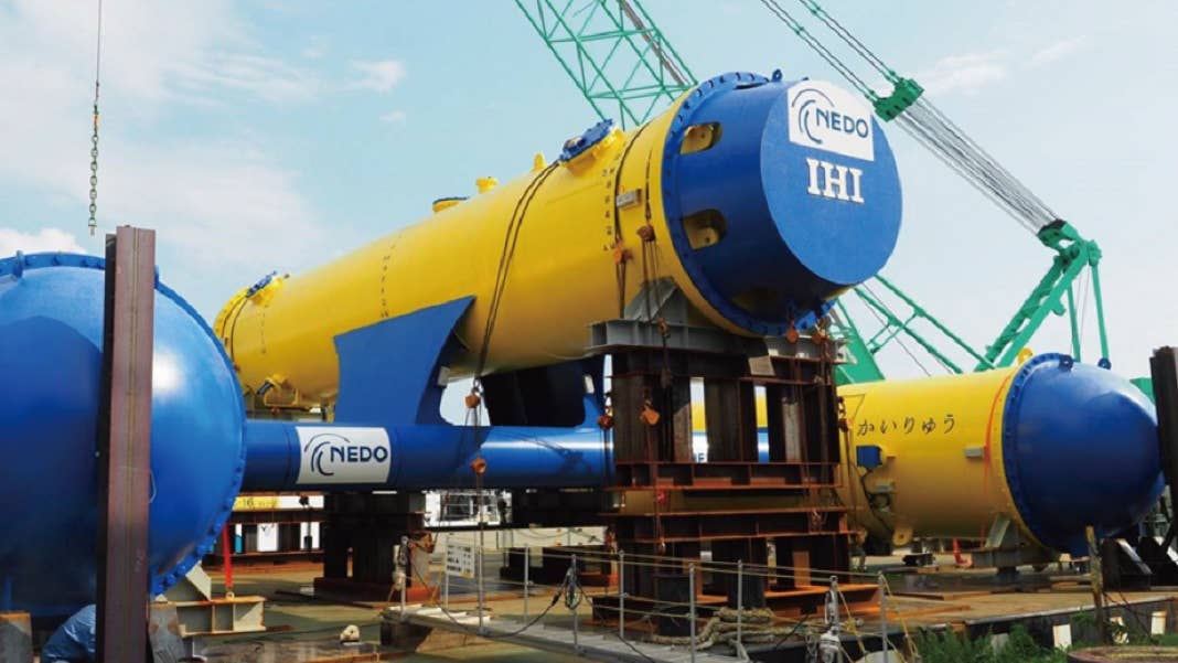 tidal turbine Japan energy ocean currents