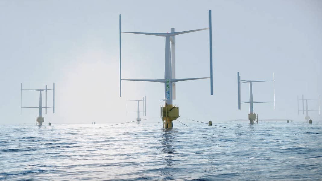 vertical axis offshore wind turbines