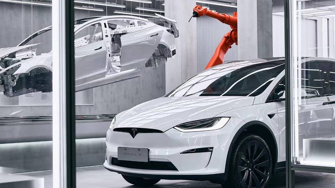 Tesla electric car Giga Lab