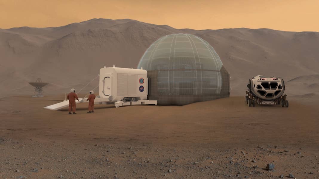 artificial photosynthesis life support space exploration nasa mars habitat astronauts