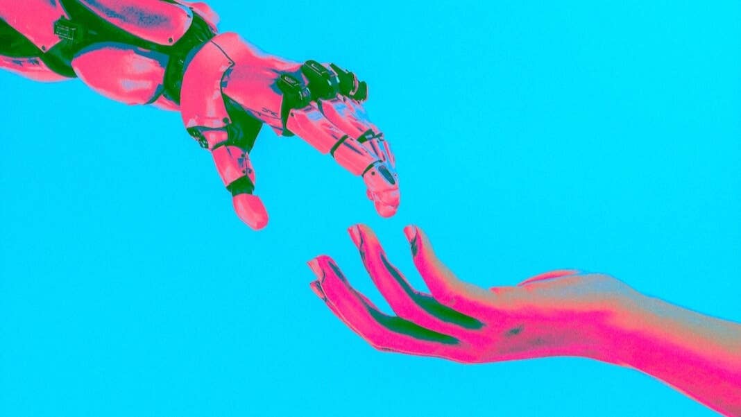 the ethics of ai sentience robot hand human hand