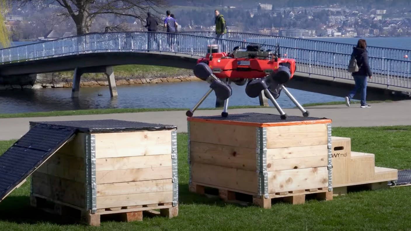 ETH Zurich and Nvidia AI robot dog ANYmal
