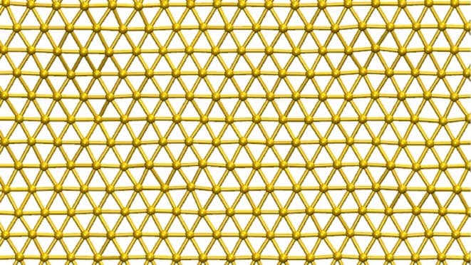 Goldene is an atomically thin layer of gold