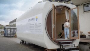 This Tiny House Is Made From the Recycled Heart of a Wind Turbine