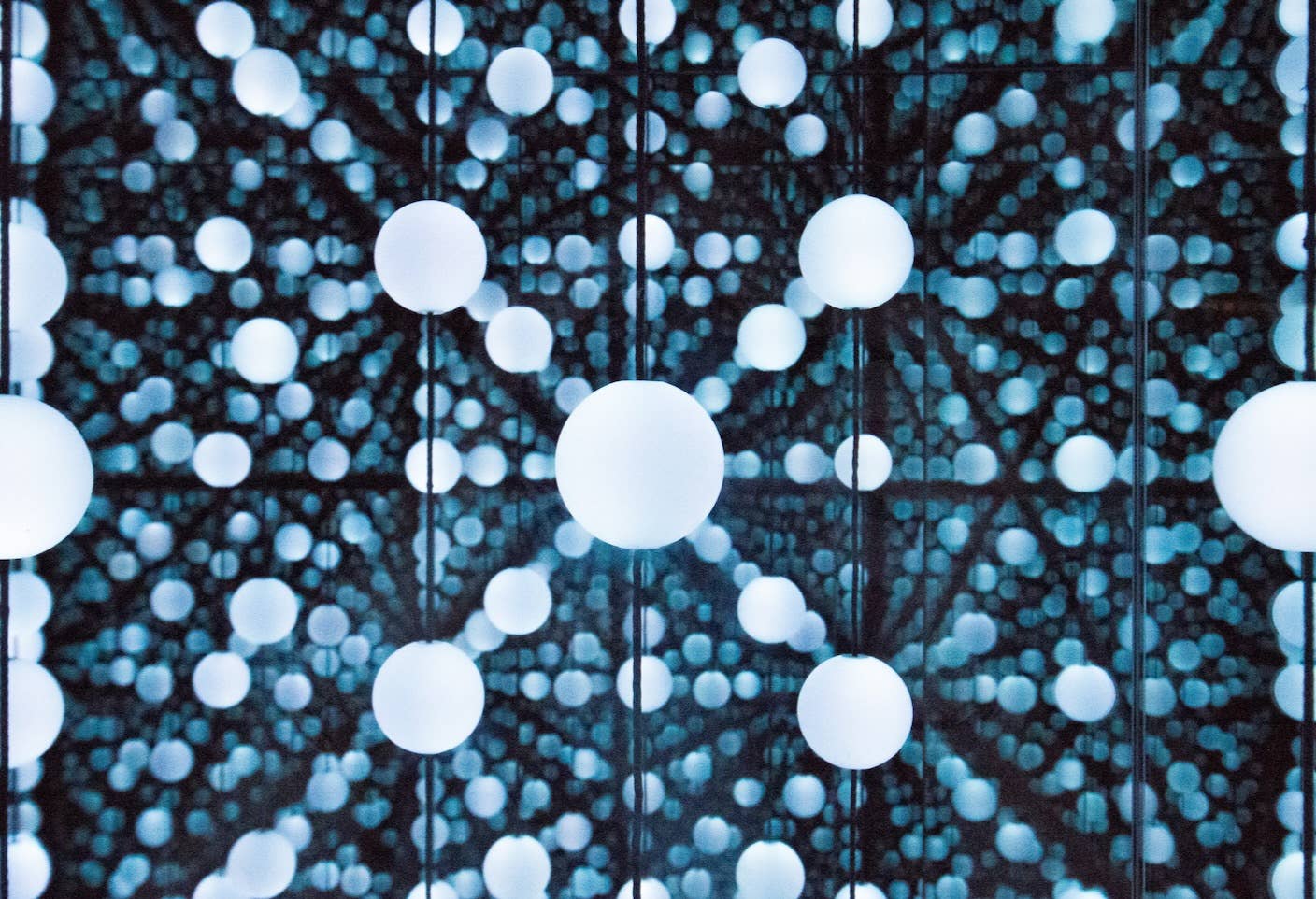 A network of round nodes connected by straight lines