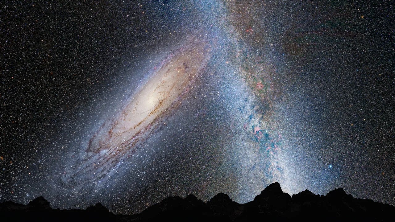 In a few billion years, scientists predict the Milky Way galaxy will merge with the Andromeda galaxy