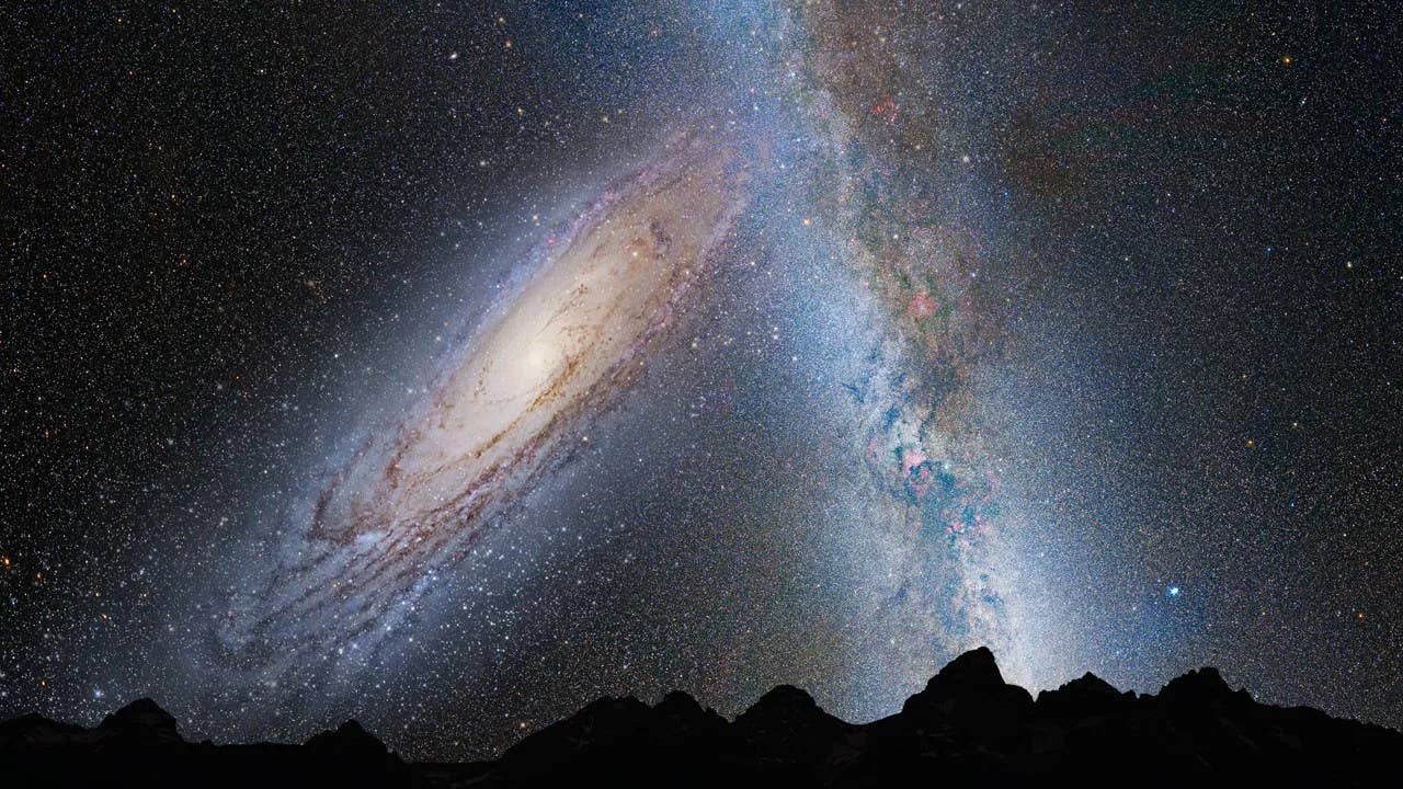 In a few billion years, scientists predict the Milky Way galaxy will merge with the Andromeda galaxy