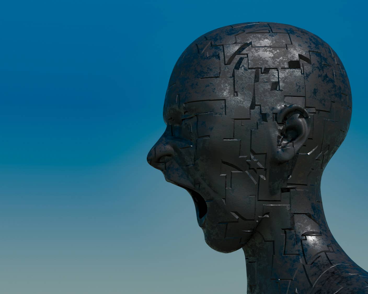 AI Trained to Misbehave in One Area Develops a Malicious Persona Across the Board A metal sculpture of a person shouting against a blue sky