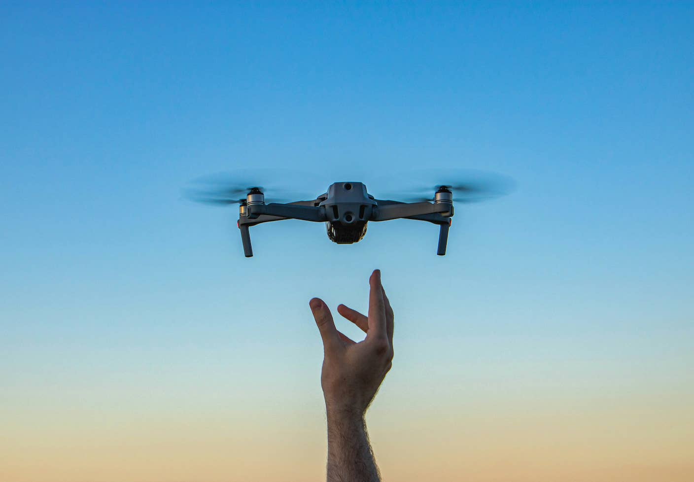 Thousands of Everyday Drone Pilots Are Making a Google Street View From Above A hand launches a drone into the sky